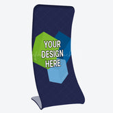 Lofaris Custom Logo Snake C Fabric Display Stand For Trade Show